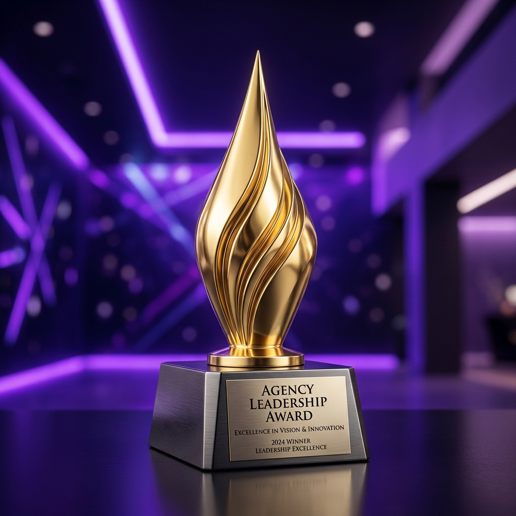 Best Digital Marketing and AdTech Agency Trophy